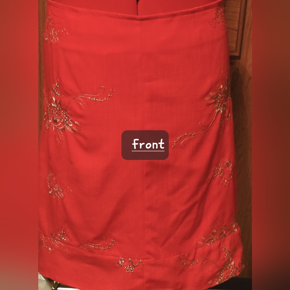 Skirt Straight Back Zip